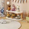 Estante de almacenamiento para muñecos de peluche, estante de almacenamiento para coches de juguete, organizador de almacenamiento de gran capacidad, estante de exhibición y vitrina