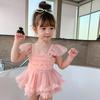 Trajes de baño para niños Traje de baño de una pieza estilo falda para mujer Rosa para niña Estilo falda de princesa para niña Trajes de baño para bebé Traje de baño para niñas para aguas termales