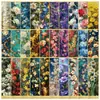 30 Marcapáginas de Flores, Tarjetas de Papel Creativas, Marcapáginas de Lectura, Carpetas Plegables Esenciales para Estudiantes con Estilo