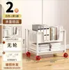 Nuevo Estante de Almacenamiento Carrito de Almacenamiento Móvil Montado en el Piso con Ruedas Multicapa para Dormitorio Snacks Hogar Baño Estante de Almacenamiento