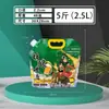 Saco Espesso Transparente para Embalagem de Cerveja, Bolsa Saco para Cerveja Fresca, Bolsa de Água para Exterior, Bolsa Auto-Suportável com Bico, Logo Impressível para Atacado