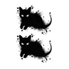 Artículos Populares Transfronterizos con un Toque de Lujo: Estilo Oscuro, Tigre y Leopardo Feroces, Cruz, Gatito, Escorpión, Corona, Alas, Tatuajes Temporales de Sol