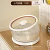Contenedor de Arroz Inclinado para Gabinete, Cubo Inclinable para Almacenamiento de Granos, Caja Transparente Sellada a Prueba de Insectos y Humedad de Grado Alimenticio para Almacenamiento de Arroz y Harina