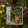 Transfronteiriço Novo Natal Acrílico Dinheiro Ornamento Anjo Papai Noel Árvore de Natal Porta-dinheiro Decoração Presente Atacado