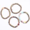 Pulseira de Sândalo Verde Design Original Buxo Lótus Sândalo Vermelho Pulseira Xiangyun Pulseira de Sândalo Personalizada