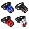 Luz traseira de LED Ruby para bicicleta de montanha, alto brilho, liga de alumínio, luz de aviso de segurança para ciclismo noturno