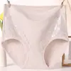 Braguitas de Encaje para Mujeres Tallas Grandes, Pantis de Cintura Alta, Ropa Interior Fina y Transpirable, Estilo Acanalado Otoño e Invierno