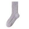 Calcetines de Coral Fleece para Mujer, Otoño e Invierno Engrosados y Forrados de Polar, Calientes y de Corte Holgado para Dormir, Calcetines de Toalla para el Hogar y el Piso para Maternidad