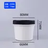 Contenedores de Plástico Sellados Engrosados en Stock, Cubos de Empaque Sellados, Cubos Verticales de Boca Ancha Engrosados, Cubos Blancos Pequeños, Frascos para Almacenamiento de Muestras, Cubos para Pegamento
