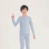 Conjunto de Roupas de Outono e Calças Compridas Infantis para Outono e Inverno, Roupas Caseiras Infantis Finas de Algodão com Lycra, Conjunto de Roupa Íntima para Meninas
