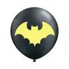 Paquete Temático de Batman Transfronterizo Fiesta de Cumpleaños Set de Fiesta Decoración Globos de Látex Impresos de 12 Pulgadas