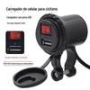 Fornecimento direto da fábrica carregador de carro de motocicleta USB único interruptor de cinto à prova d'água 2.1A carregador modificado para scooter