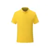 Camisa polo de manga corta de color liso para hombre, camiseta con solapa para pareja, ropa de trabajo, camisa publicitaria, camisa cultural en stock al por mayor