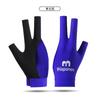 Guantes de Billar Profesionales Snooker para Hombre Tres Dedos Dedo Completo Seda de Hielo Transpirables Antideslizantes Mano Izquierda Individual Guantes de Pool para Mujer