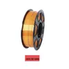 Filamento para Impressora 3D Seda Multicolorido PLA Cor Única Três Cores Gradiente Preto Azul Roxo 1,75 mm Impressão Cor Metálica