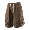 Nuevos Shorts de Trabajo Casuales Versátiles de Secado Rápido para Verano 2026, Modernos para Uso al Aire Libre en Color Negro y Café