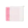 Bestseller transfronterizo, charola de hielo de silicona de 4 compartimentos, molde cuadrado de cuatro compartimentos para cubitos de hielo con tapa, máquina de hielo de uso doméstico, molde de hielo para whisky