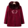 Casaco Curto de Outono da Vovó Estilo Western Ampla Gama Esposa Primavera e Outono Casaco Plus Fofo Feminino para Idosos Casaco de Outono e Inverno para Mãe