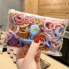 Cuerda para el Cabello de Alta Gama Coreana de Alta Elasticidad Goma Elástica Diadema Negra Lazo para el Cabello Sin Costuras Accesorios para el Cabello Duraderos Accesorios para la Cabeza Venta al Por Mayor