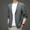 Comercio Exterior Verano Nuevo Casual Traje Pequeño Hombre Tallas Grandes Protección Solar Estilo Ligeramente Maduro Chaqueta de Traje de Negocios Estilo Ligero
