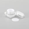 Spot 5g10g15g20g30g acrílico transparente diamante garrafa amostra sub-engarrafado frasco de creme frasco de creme para os olhos