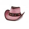 Sombrero de paja de verano para hombre y mujer, sombrero de paja bordado, transpirable, para playa, para parejas