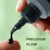 Pegamento para Pelucas Negro Transfronterizo de 60 ml, Fuerte Impermeable, Larga Duración, Fácil de Aplicar, Adhesivo para Extensiones de Cabello y Postizos