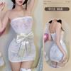 Conjunto Personalizado de Lingerie Sexy Feminina com Renda e Meia-calça Sexy, Camisola Sexy Transparente, Pura Sedução, Pijama Sexy para Casa