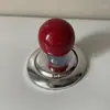 Puxador Cerâmico Colorido no Mesmo Estilo do Xiaohongshu, Puxador Simples Colorido de Furo Único, Puxador de Gaveta e Armário Estilo Americano