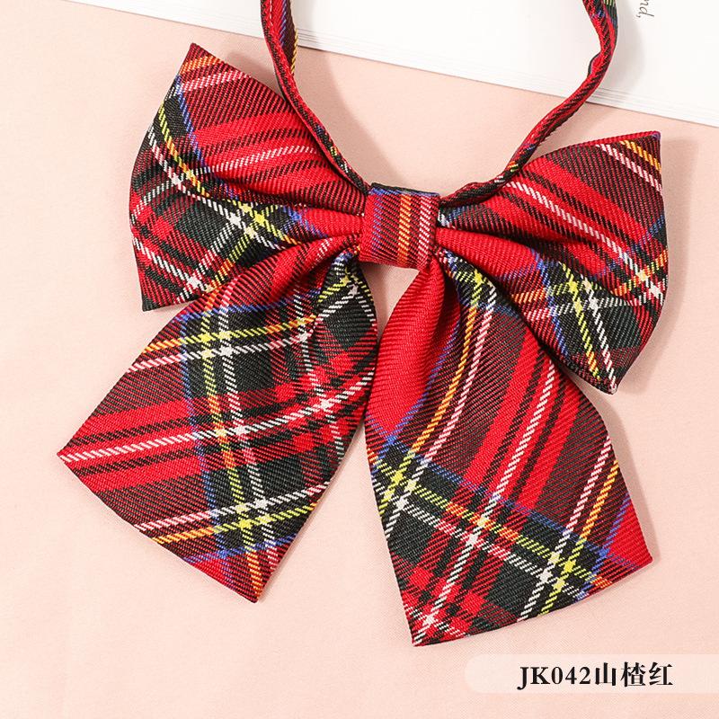 JK042山楂红格纹领花.jpg