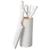 Juego de Cuchillos, Juego de Cuchillos de Cocina, Juego de Cinco Piezas, Cuchillo para Fruta Casero, Cuchillo para Rebanar, Juego Completo de Cuchillos de Acero Inoxidable