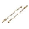 Cadena de extensión para collar y pulsera con cierre de hebilla de langosta de oro de 14/18 quilates que conserva el color, accesorios de joyería hechos a mano.