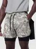 Pantalones Cortos Deportivos Casuales para Hombre de Talla Europea Transfronterizos, de Doble Capa, Estilo de Dos Piezas, para Maratón, Baloncesto, Fitness, Absorbentes de Sudor, Secado Rápido