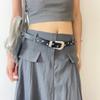 Cinturón Retro Americano de Estrella de Cinco Puntas para Mujer Cinturón de Combinación Universal con Sentido de Alta Gama 2024 Nuevo Diseño de Nicho Accesorios con Sentido de Diseño