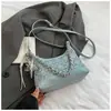 Bolso de Moda Tachonado con Diamantes para Mujer 2025 Nuevo Estilo Elegante Bolso Dumpling de Aliento de Bebé Moda de Nicho Bolso Cruzado Versátil