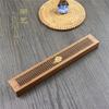 Quemador de incienso Xiangyun de madera de ébano con ramas ácidas de Lake Art, tubo de incienso portátil, quemador de incienso monolito de secuoya roja y sándalo claro