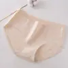 Ropa Interior de Grado Médico para Mujer Algodón Puro 10A Antibacteriana Entrepierna Larga Cintura Media Algodón Crudo Algodón de Bebé Clase A Ropa Interior para Mujer Sin Marcas