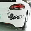 R020 nuevos adhesivos para coche de ratán con flores, flor de rosa, adhesivos reflectantes personalizados para coche para cubrir arañazos