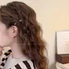 Presilha de cabelo retrô única, doce e legal, para mulheres, presilha simples de alto valor estilo francês para franja, acessório de cabelo de presilha para franja personalizado e estiloso