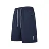 Shorts Masculino de Verão Europeu Transfronteiriço de Seda de Gelo Secagem Rápida Largos para Basquete Esportes Casuais Praia Calças de Comprimento Médio