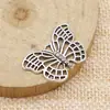26x 18mm 1.5g Europa y Estados Unidos popular accesorio de joyería vintage animal volador mariposa mariposa mariposa colgante