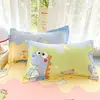 Serie de Juego de Cuatro Piezas Estampado de Dibujos Animados de Algodón Puro 2026 - Funda de Almohada Individual Pieza Individual