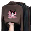 Blusa térmica infantil com forro de fleece, gola alta parcial, mangas compridas, outono e inverno, roupa íntima espessa para meninas, camada base fofa