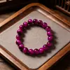 Nuevo Pulsera de Cuentas Redondas de Vidrio Retro con Gradiente de Colores Pulsera Wrap para Dedo Suave Estudiante Pareja Pulsera Cultural Creativa Joyería de Mano Venta al por Mayor