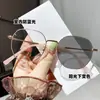 Gafas Graduadas para Mujer que Cambian de Color y Bloquean la Luz Azul, Aspecto Natural, Estilo Estudiante, Modelo Popular de Influencer, Gafas Graduadas Listas para Usar