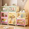 Recámara Gabinete de Almacenamiento de Juguetes para Niños Gabinete de Almacenamiento Estante de Almacenamiento de Suministros para Madre y Bebé Gabinete de Almacenamiento Multifuncional de Plástico Removible