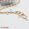Cadena de accesorios para equipaje, cadena para bolso pequeño, cadena de metal para bolso, compra directa de fábrica, accesorios individuales