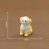 Boneca Filhote Fofa de Labrador Golden Retriever Boneca Mengli Casa de Bonecas Acessórios Decorativos DIY Paisagem em Miniatura Pequenos Enfeites