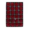 Bolas de Navidad aterciopeladas transfronterizas de 6 cm, 24 piezas, bolas decorativas para árbol de Navidad, adornos para centros comerciales festivos, decoraciones de ambiente, decoraciones colgantes