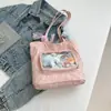 Bolso de Hombro Transparente de Moda para Mujer 2026 Nuevo Versátil Simple de Gran Capacidad Bolso Tote Elegante Lindo Diseño